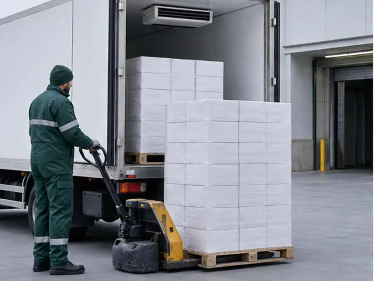 Refrigerated logistics for frozen poultry and meat